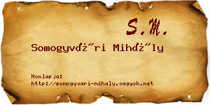 Somogyvári Mihály névjegykártya